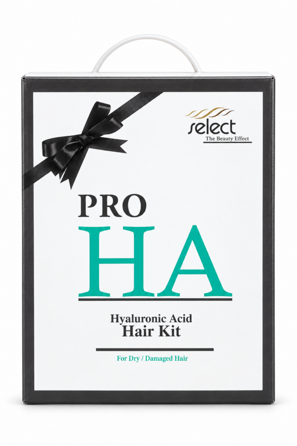 מארז SELECT PRO HA חומצה היאלורונית וקרטין לשיער יבש ופגום