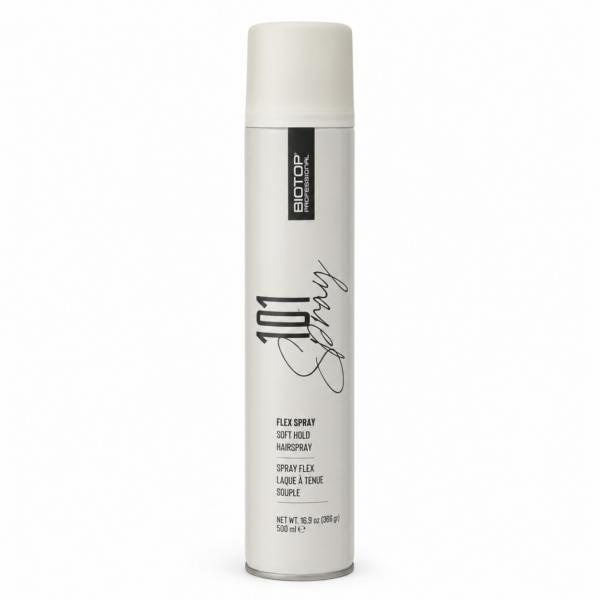 ספריי גמיש לשיער BIOTOP 101 Spray Flex אחיזה רכה 500 מ״ל