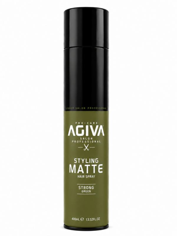 ספריי מקשיח לשיער Agiva Styling Matte Strong Green 400 מ״ל