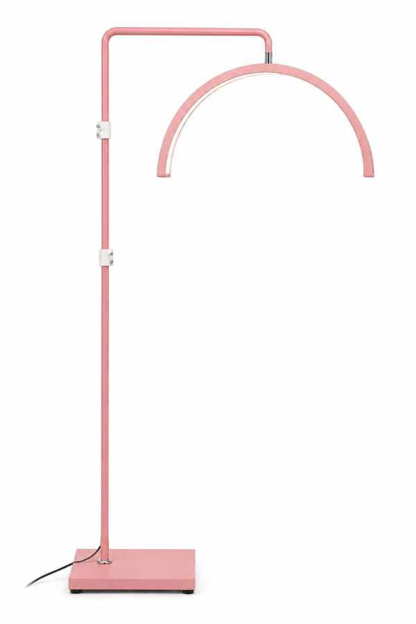 Pink Half Moon Lamp מנורת חצי ירח מקצועית ורודה לקוסמטיקאיות