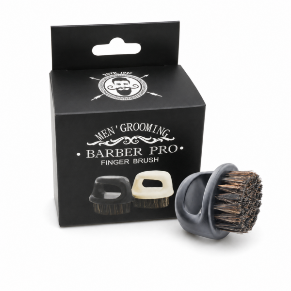 מברשת אצבע לזקן BARBER PRO שחורה