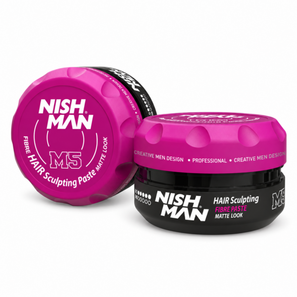ווקס מט NISHMAN M5 Fibre Paste לעיצוב ופיסול שיער 150 מ״ל