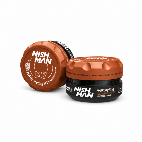 ווקס מט NISHMAN M7 לעיצוב והגדרת השיער בקיבוע גמיש 150 מ״ל