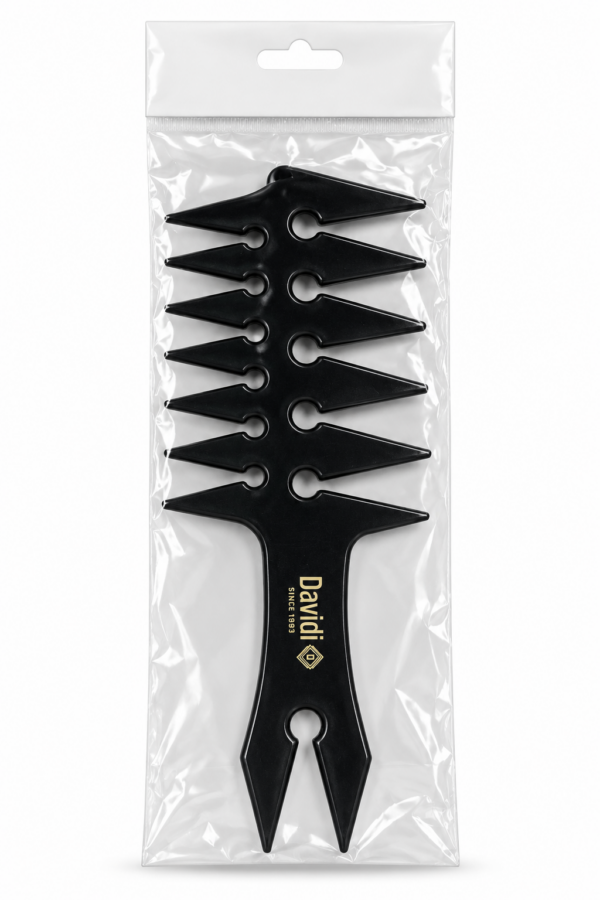 מסרק טקסטורה מקצועי שחור BarberPRO BP-80-B לספרים וברברים